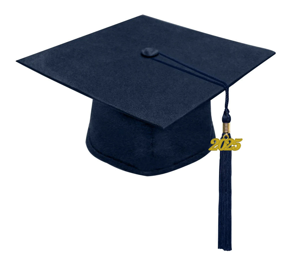 Kids Navy Blue Graduation Cap & Tassel - Preschool & Kindergarten