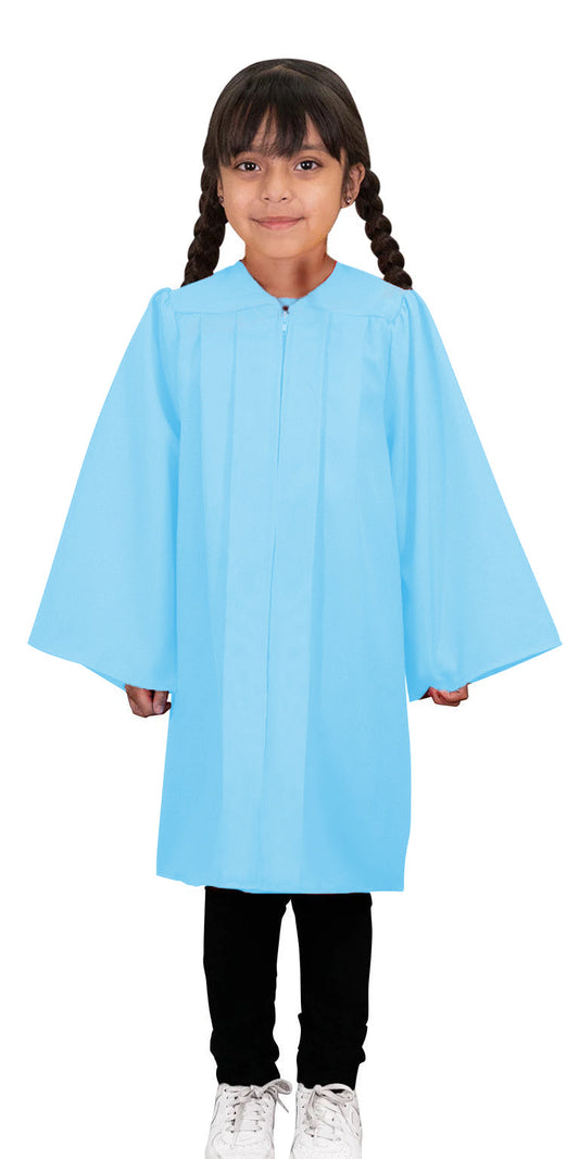 Kids Light Blue Graduation Gown - Preschool & Kindergarten