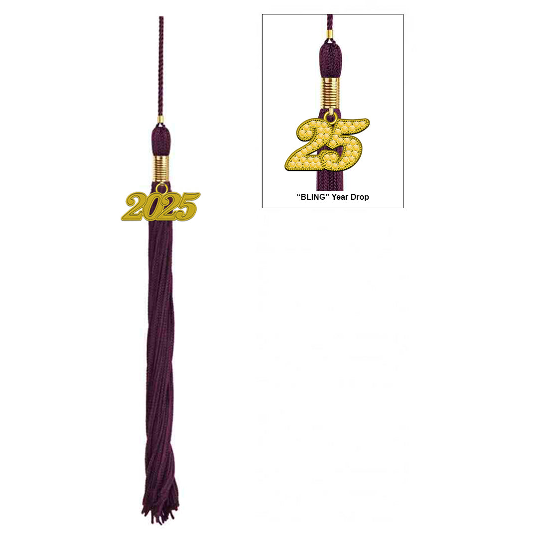 Maroon Graduation Tassel -  Preschool & Kindergarten Tassels