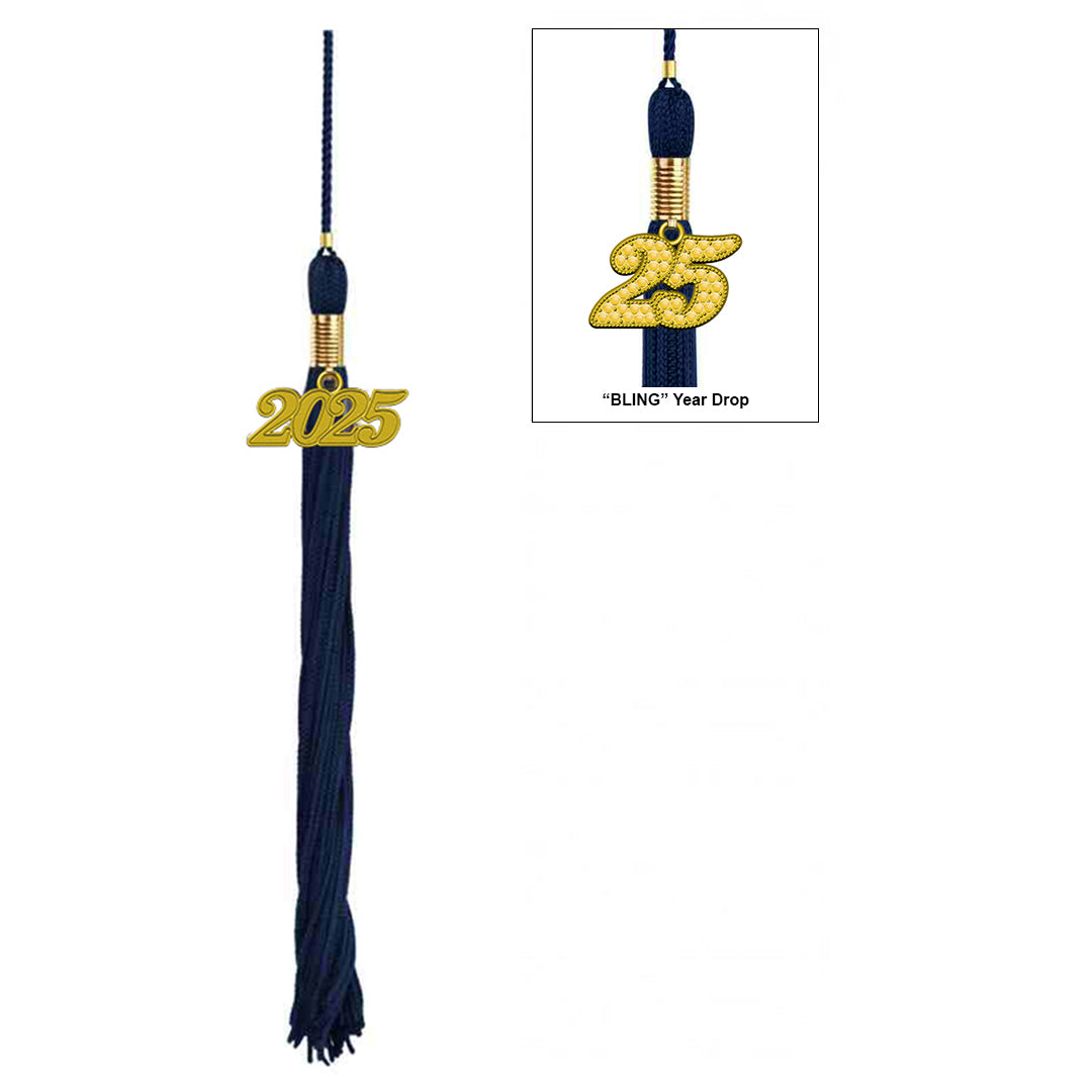 Kids Navy Blue Graduation Cap & Gown - Preschool & Kindergarten